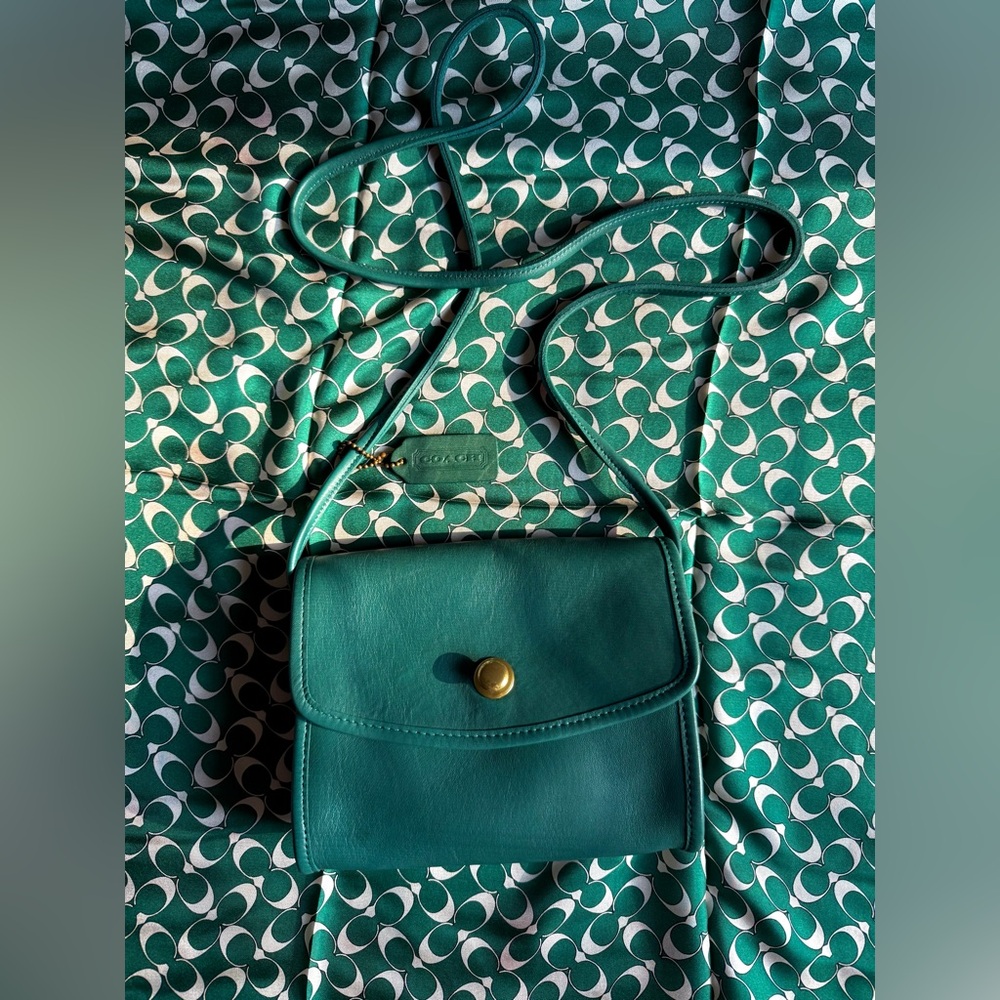 ‼️SOLD‼️Vintage Coach Jade Chrystie